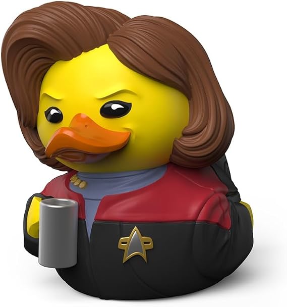 TUBBZ: Star Trek - Captain Janeway Mini Rubber Duck Collectable Toy 5 cm