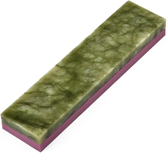 Double Side Whetstone 5000/12000 Grit Sharpener, White Corundum Wet Stone for Kitchen Cutlery and Precision Tools