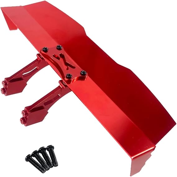RC Modifications Spare Compatible With MJX For Hyper Go 16207 H16PL 1/16 RC Car Upgrade Parts Replacement Accessories Metal Tail Wing