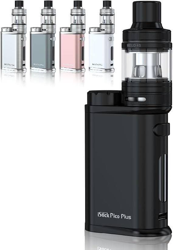 Eleaf iStick Pico Plus Melo 4S Tank Digimok with Cloth Starter Kit, Main Body, MOD Black