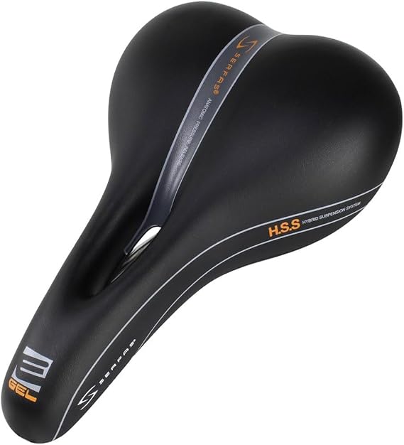 Serfas E-Gel Hybrid Bicycle Saddle With Cut Out