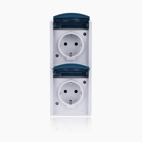 Busch-Jaeger 20-02 EW-53 Schucko Socket Earthed Socket Perpendicular Mounting [Energy Class B]