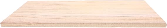 Solid Wood Rectangular Board 40x20cm for Wardrobe DIY