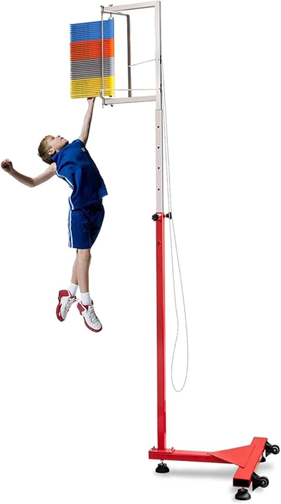 Adjustable Vertical Jump Tester,Vertical Challenger Jump Tester Measurement Tool High Jump Training Equipment,Vertical Jump Test Stick Pole Tool