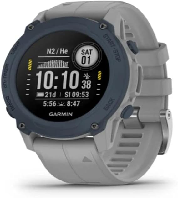 Descent G1, Rugged Dive Computer, Multiple Dive Modes, Activity Tracking, Powder Gray