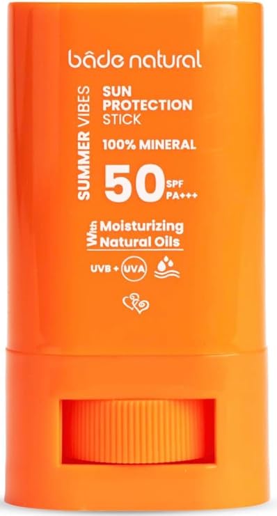 Bade Natural 50 SPF 100% Mineral Filtered and Natural High Protection Solar Stick 16 g