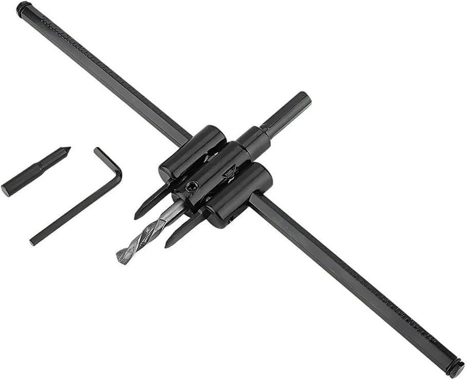 Transformacion Profesyonel Ayarlı Daire Kesici Panç Seti (30-300Mm) - Tungsten Çelik Uçlu Hassas Delme Seti