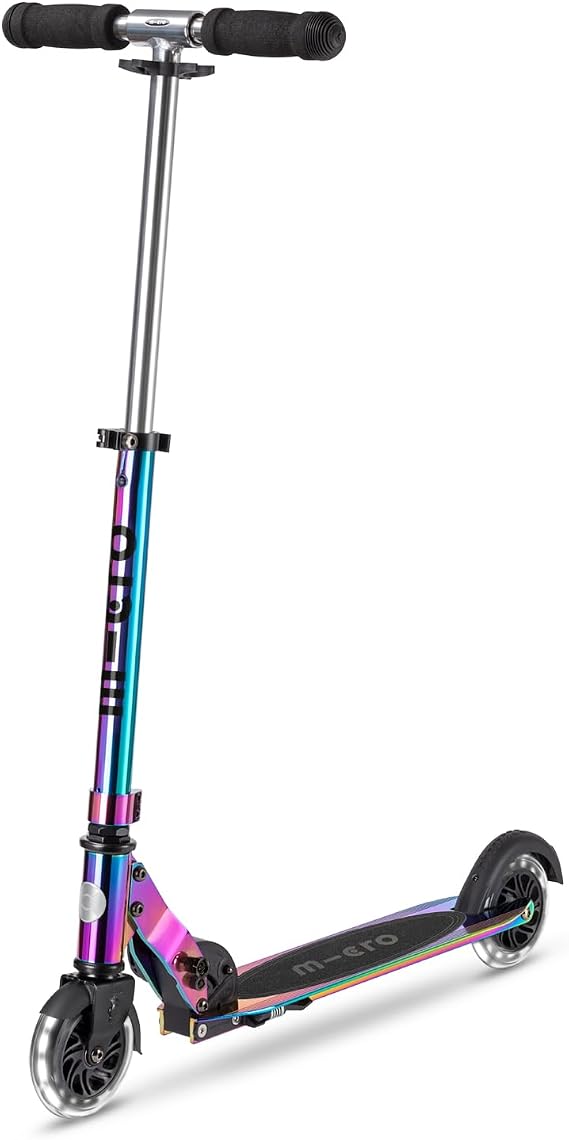 Micro Sprite LED Neochrome m-cro Sprite LED with Strap Neochrome SA0237 Kids Folding 2-wheel Kickboard