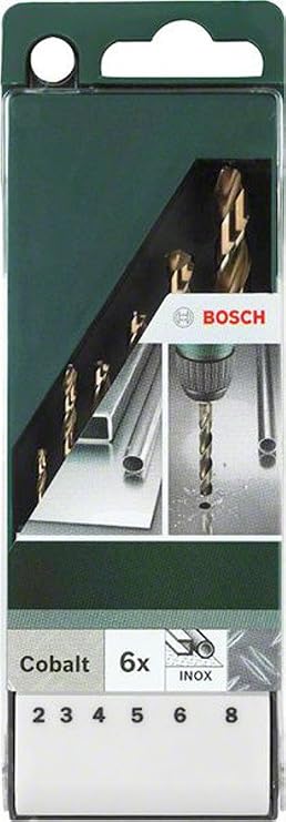 Bosch DIY 6 parçalı metal matkap ucu seti kobalt