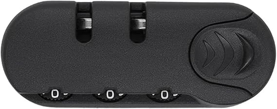 3 Digit Combination Bag Lock, Travel Code Padlock for Luggage, Suitcases, and Backpacks, 1-Pack