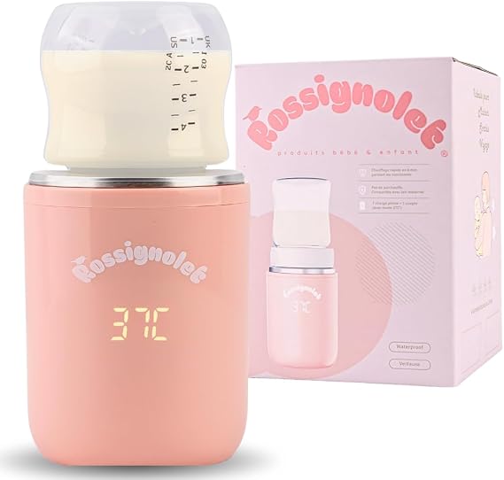 Portable Baby Bottle Warmer for Travel USB-C Fast Heating for Breastmilk Formula Even Temperature Control Compatible Philips Avent, MAM, Suavinex | Car & On-the-Go