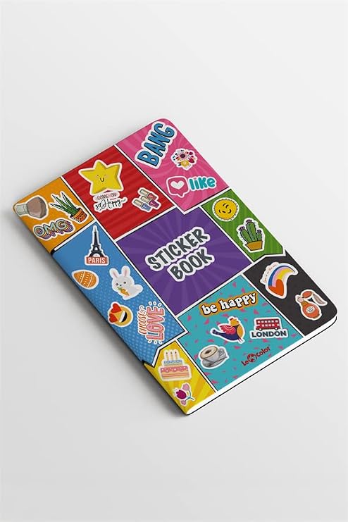 LE COLOR Sticker Book 2100 STICKER Renkli Etiket Bang