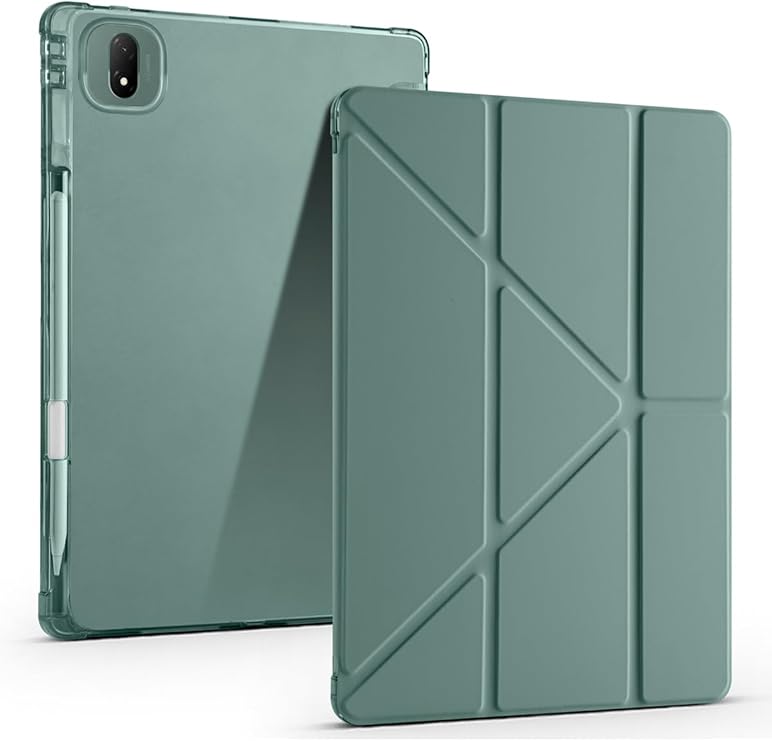 Honor Magic Pad 2 Uyumlu Tri-Folding Kalem Bölmeli Uyku Modlu Akıllı Kılıf