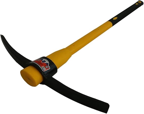 Mighty Pick Axe 5lb Steel Head +Heavy Duty Fibreglass Handle shaft 90cm/36in