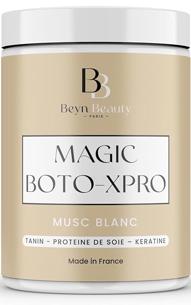 Magic Boto-xpro Hair Care I Hair Boto-xpro Care for Damaged Hair - Moisturises Repairs and Strengthens Hair Keratin - Made in France (White Musk)