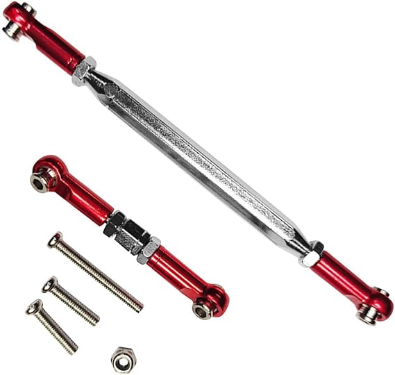 High Efficiency RC Car Pulling Steering Rods Metal Parts For 1/12 RC Crawler MN82 LC79 MN78 Offer Excellent Durability Car Upgrade Parts Accessory Diy Replacement