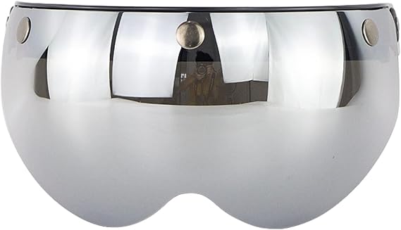 Universal Windproof 3-Snap Motorcycle Helmet Visor Front Flip Up Visor Wind Shield Lens Motorcycle Helmet Sunglasses,reliable