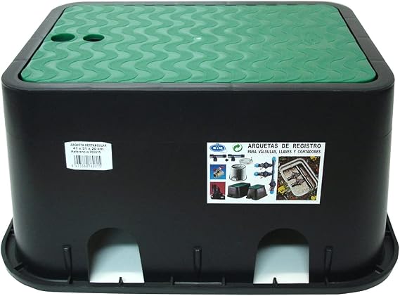 S&M 760815 Rectangular archette for buried irrigation 6 outlets