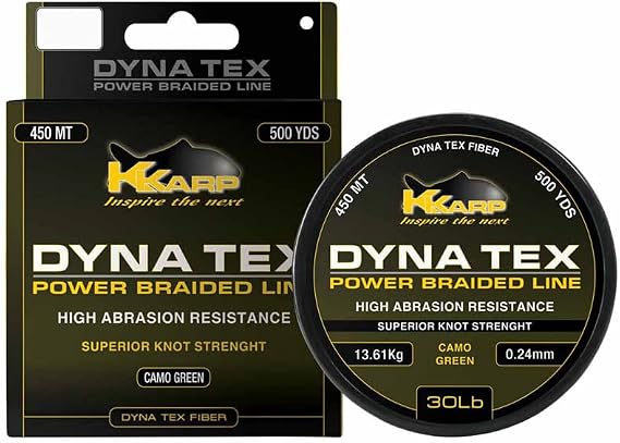 K-Karp Dyna-Tex Power Braid 500 Yds Size 0.28