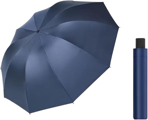 Folding Strong Windproof Umbrella Sunshade Men's Umbrella Rain Large Parasol For Women