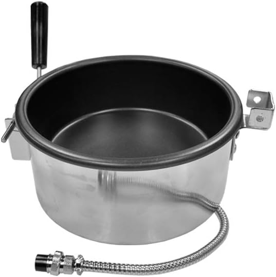 eMons Popcorn Maker Replacement Pot, Commercial Use, Popcorn Machine Pro Dedicated Kettle, 8 oz, Teflon Finish, Built-in Heater, Popcorn Maker, Popcorn Maker, Popcorn Shop