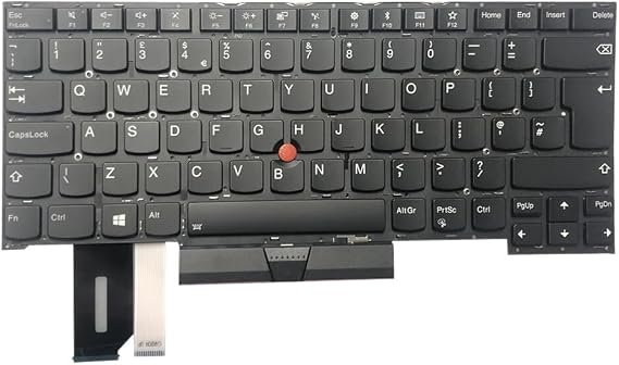 No Backlit Keyboard for Lenovo Thinkpad T490S 20NX 20NY, T495s