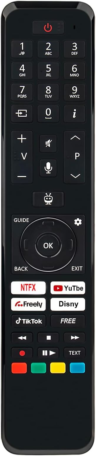 Replacement RC45165T TV Remote Control Applicable For Bush TiVo Freely TV