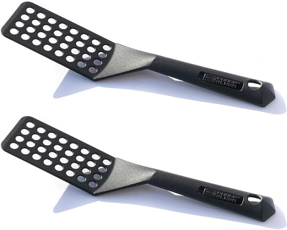 Range Kleen 9011 Black Slotted Nonstick Spatula Turner 2-Pack