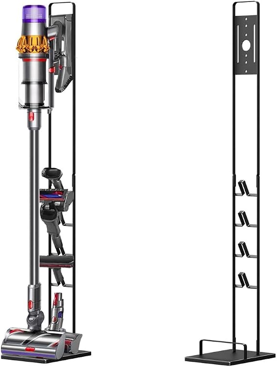 Foho Vacuum Stand, Stable Metal Storage Bracket Holder Stand Compatible for Dyson V16 Gen5 V15 V12 V11 V10 V8 V7 V6 DC Series Handheld Cordless Vacuum Cleaners