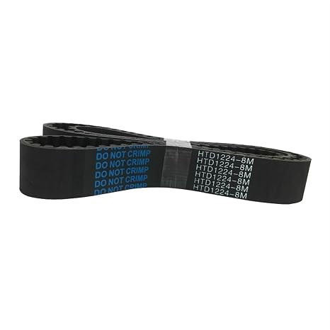 1224-8M Closed-Loop Rubber Belts, Width 38/48/58/68/70mm, C=1224mm, Arc Tooth, HTD8M Synchronous Belt, Fiberglass Core, 153 Teeth (NO.25)(Width 28mm)