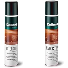 Collonil Waterstop Spray, waterproofing spray with UV protection, 200 ml (pack of 2), transparent