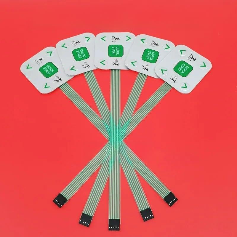 Quick start stop button keyboard for PRECOR 932 932i 954 954i 956 956i Treadmill parts repair(956i,PRECOR button 5pcs)