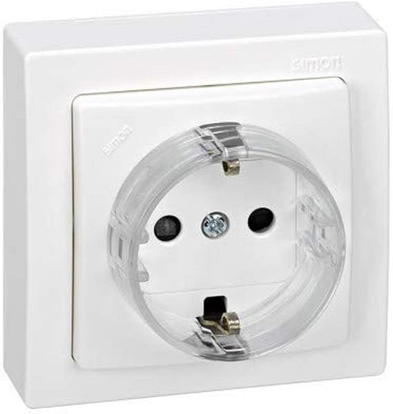 Simon 73432-50 White Plug