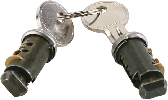 Brass Keyed Locks for Roof Racks Roof Boxes Universal Multi-Brand Compatibility 2 Keys 2 Cylinders