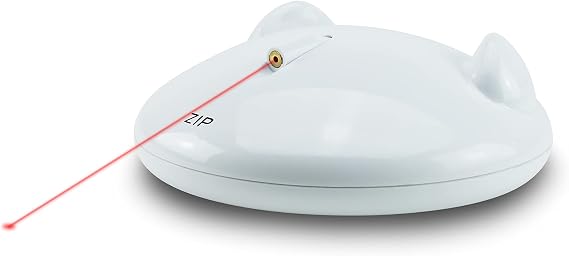 Petsafe Zip Automatic Laser Light, Interactive Playtime For Pets, White