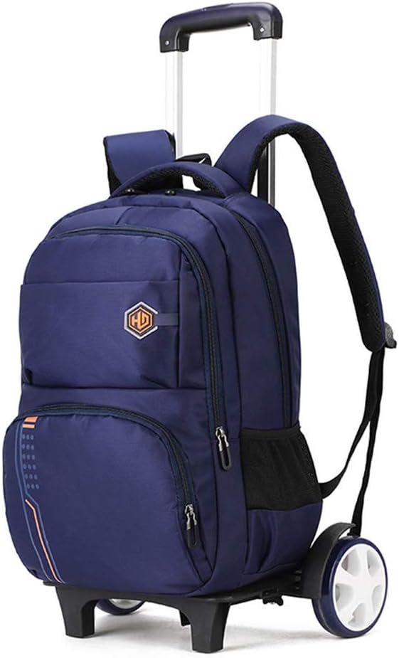 Boy Trolley Backpack, Removable Anti-Forward Boy Trolley Backpack with Backpack Loop Trolley Capacity 33 * 17 * 46Cm,C