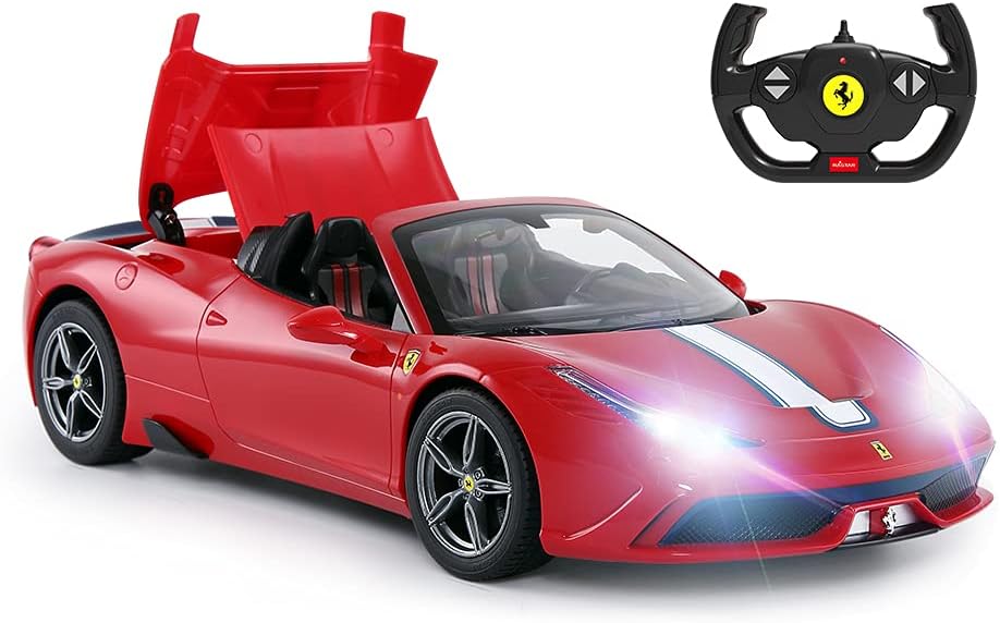 1:14 Remote Control Car Ferrari 458 Speciale Auto Door Opened 27 Mhz Usb Illuminated