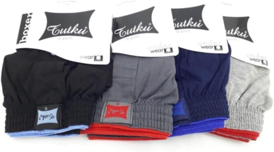 Tutku-Erkek Rahat Kesim Boxer Havlu Bel Baksır Penye 4 Adet