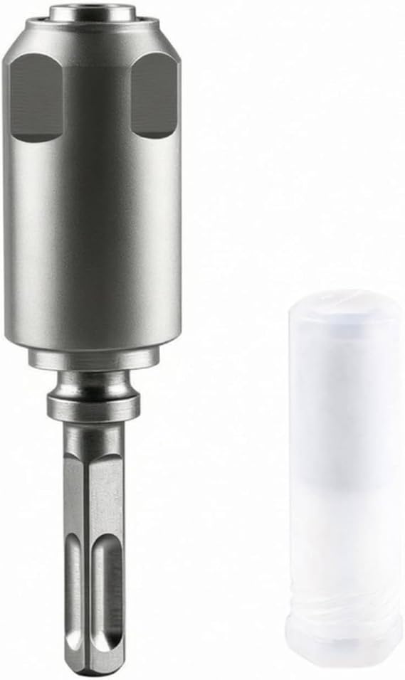 Electric Conversion Head Adapter with Interface Metal for Professionals, Home Repair, Square Shank 4-Pit to Round Shank 2-Pit 2-Slot