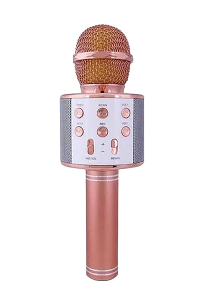 Teknosepetim Yeni Model Sihirli Karaoke Mikrofon Bluetooth Aux Sdkart Hoparlör, Nocolor-6289543E