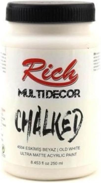 Rich Multi Decor Chalked Akrilik 250ml N:4504 Eskimiş Beyaz