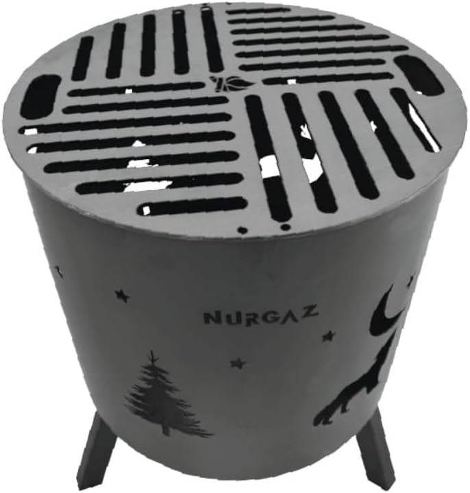 Nurgaz Forest Fireplace Grilled