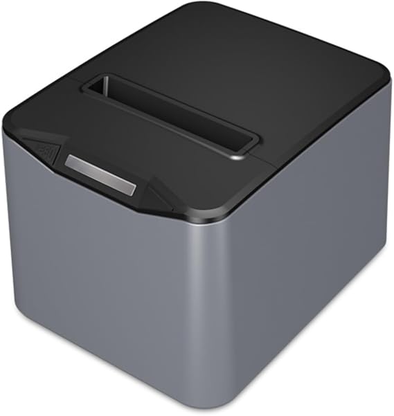 Dpofirs Thermal Receipt Printer, 80mm USB/Bluetooth QR Code Printer with Auto Cutter for Cash Drawer/ESC/POS, for WINDOWS/Linux, Retailer and Restaurant Kitchen Use (UK Plug)