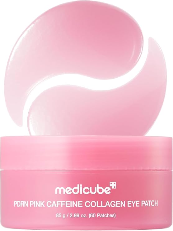 medicube Hydrogel Eye Patches with PDRN, Caffeine & Collagen (60 Counts)