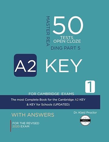 A2 KEY Reading (Open Cloze Part 5): 50 Practice Tests for the Cambridge Exam