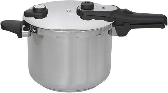 Jata HOLL2230 – Quick Pressure Cooker 10 Litres, Stainless Steel, Suitable for All Kitchens Including Induction, Diameter 24 cm