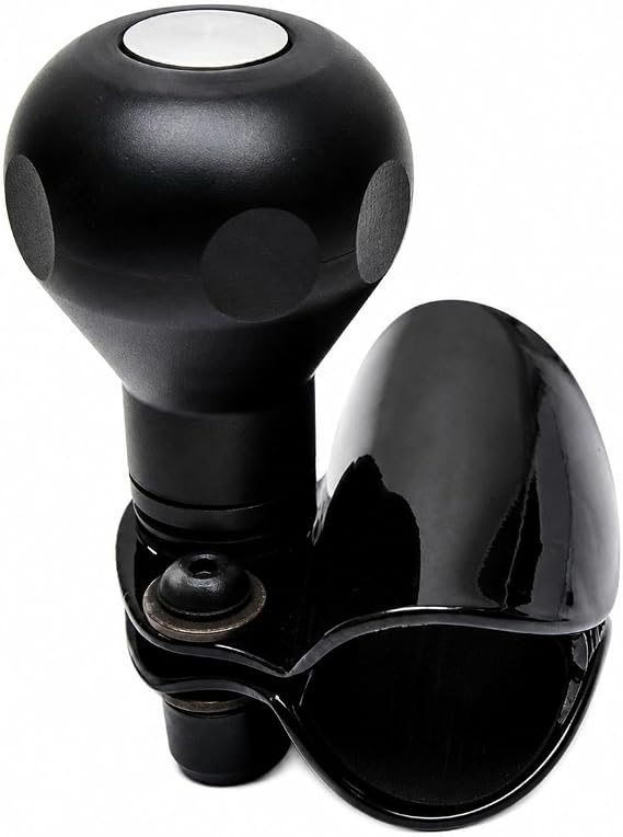 Quick Release Steering Wheel Spinner Knob, Universal Fit, Heavy Duty Vehicle Steering Wheel Assist Knob, Ideal for Cars, Trucks, Van, Forklifts, Boats, Disabled Drivers