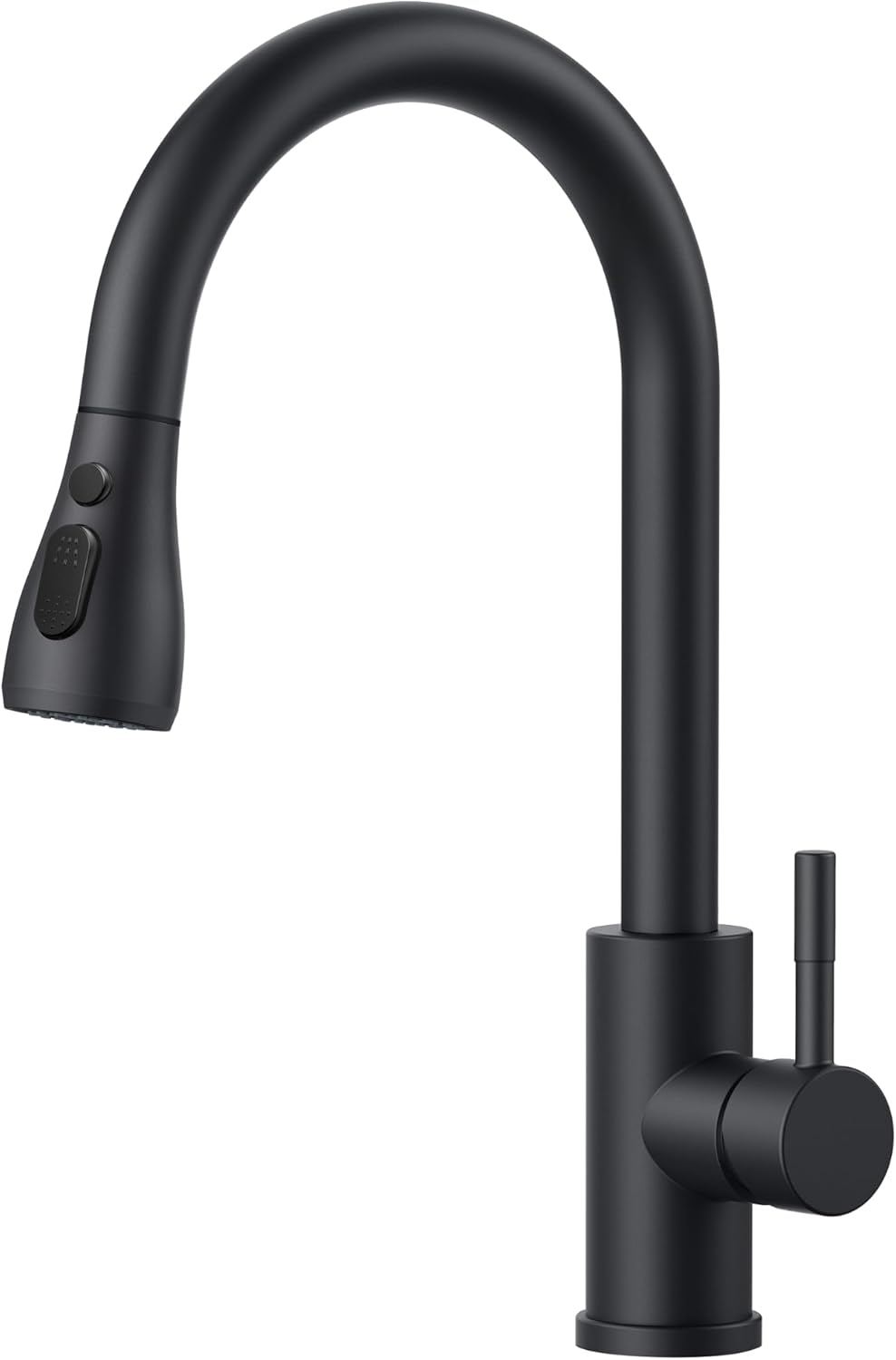 FORIOUS Removable Kitchen Tap, Kitchen Sink Tap with 3 Modes Rotatable to 360° Torneira Cozinha Single Lever, Black