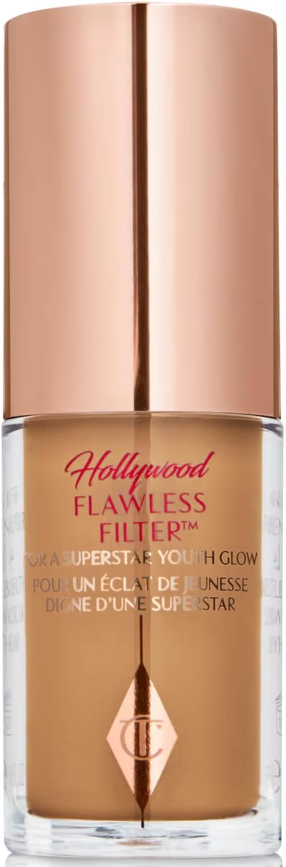Charlotte Tilbury Original Hollywood Flawless Filter Shine Enhancer in Various Shades Travel Size 5ml BELLE by Cloud.Sales Cosmetics (6.5 DEEP)