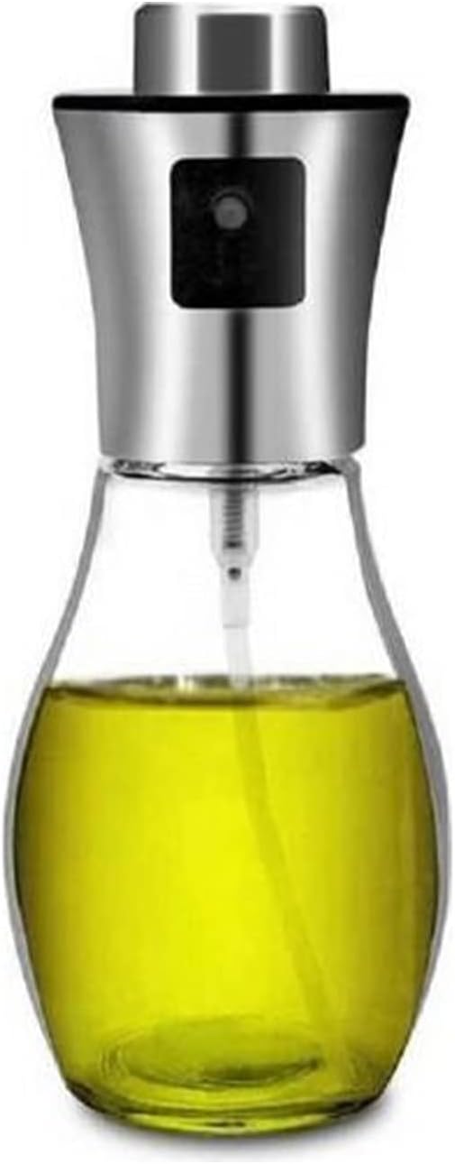 Microcase 200 ml Paslanmaz Çelik Başlıklı Cam Sprey Yağdanlık - AL3267